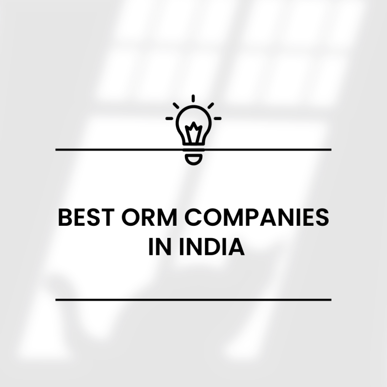 Top 5 Online Reputation Management Service Companies in India