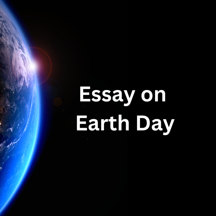 essay on earth day